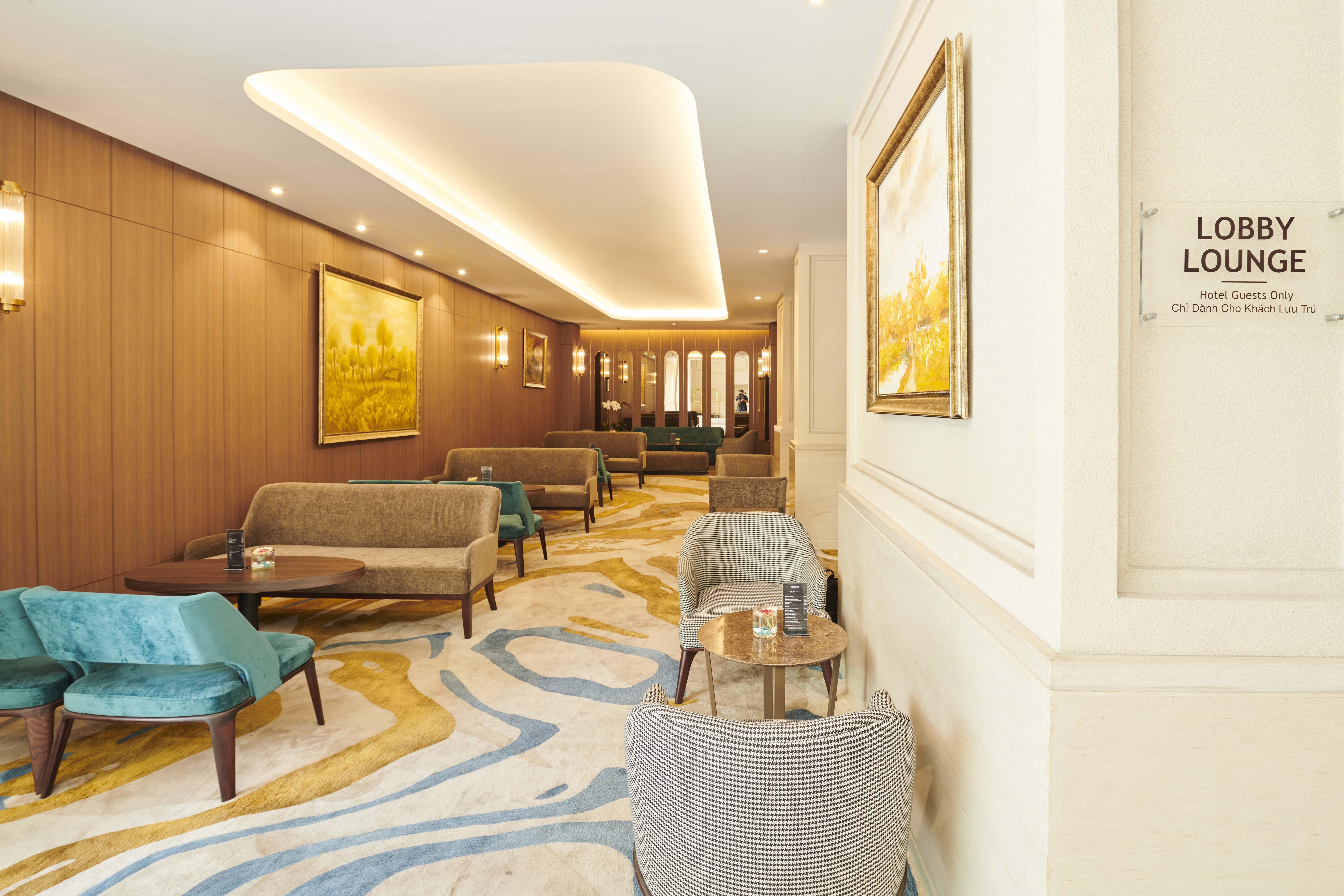 Eastin Grand Hotel Saigon Хошимін Екстер'єр фото The lobby lounge at the hotel